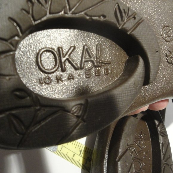Oka B Dark Brown Slides/Sandal  Size M Get ready for Spring - Picture 9 of 11